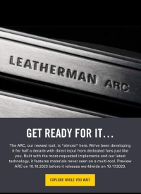 Leatherman Arc release date